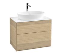 Villeroy & Boch Finion Meuble avec plan de toilette, F75100PC,