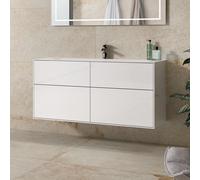 Villeroy & Boch Finion meuble sous lavabo F05000GF 119,6x59,1x49,8cm, Glossy white lacquer