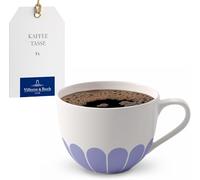 Villeroy & Boch - Fleur bleu tasse à café bleue, rés. lave-vaisselle/four à micro-ondes, tasse pour le café ou le thé, mug à café, mug motif floral, tasse à cappuccino, tasse à thé, Porcelaine Premium