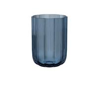 Villeroy & Boch - Fleur Bleu Vase, résistant au Lave-Vaisselle, Fait Main et soufflé à la Bouche, décoratif en Verre et à Fleurs, Haut, décoration Appartement, Verre