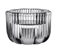 Villeroy & Boch - Fleur bougeoir Transparent 2 en 1, résistant au Lave-Vaisselle, bougeoir en Verre Bleu pour Bougies à Chauffe-Plat et Bougies à Tige/Bougies piliers, Fait Main, déco, Verre