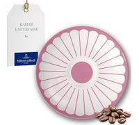 Villeroy & Boch - Fleur cassis sous-tasse à café rose, résist. lave-vaisselle/four à micro-ondes, soucoupe pour le café et thé, petite assiette à servir, sous-tasse motif floral, Porcelaine Premium