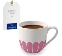 Villeroy & Boch - Fleur cassis tasse à expresso rose, résist. lave-vaisselle/four à micro-ondes, petite tasse à expresso ou petit café, petite tasse à café, vaisselle motif floral, Porcelaine Premium