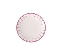VILLEROY & BOCH Fleur Ensemble de 6 assiettes 27 cm Rose Blanc Rose