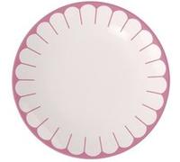 VILLEROY & BOCH Fleur Ensemble de 6 assiettes 27 cm Rose Blanc Rose