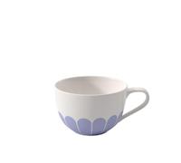 Villeroy & Boch - Fleur tasse à cappuccino, dimensions : environ 14,5 נ11 נ7 cm, bleu, lave-vaisselle et four à micro-ondes, décor floral, tasse à café en porcelaine Premium