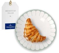 Villeroy & Boch - Fleur vert assiette pour le petit-déjeuner verte, rés. lave-vaisselle/micro-ondes, ass. à dessert, pte assiette pr petit-déjeuner, desserts et snacks, ass. à gâteau, Porcel. Premium