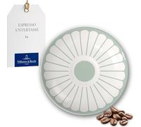 Villeroy & Boch – Sous-tasse à expresso Fleur verte, porcelaine, lave-vaisselle & micro-ondes