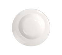 Villeroy & Boch Flow Assiette à pâtes, 30 cm, Porcelaine Premium, Blanc