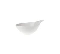 Villeroy & Boch Flow Coupelle à dessert, Porcelaine Premium, Blanc