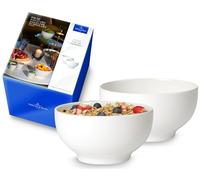 Villeroy & Boch - For Me Bols à snacks, Lot de 2, Porcelaine Premium, Blanc