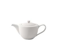 Villeroy & Boch For Me Théière pour jusqu'à 6 personnes, 1,3 litre, Porcelaine Premium, Blanc