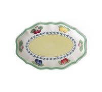 Villeroy & Boch French Garden Fleurence Plat à accompagnements, Porcelaine Premium, Blanc/Multicolore