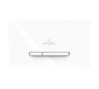 ViConnect Plaque de déclenchement double touche, blanc brillant (92218068)