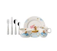 Villeroy & Boch Service pour enfants et couverts Happy as a Bear 7 pièces