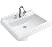 Villeroy & Boch Hommage lavabo 75x58 cm rectangulaire classique-de meuble blanc brillant 7101A1R1