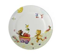 Villeroy & Boch Hungry as a Bear Assiette plate pour enfants, 21,5 cm, Porcelaine Premium, Blanc/Multicolore