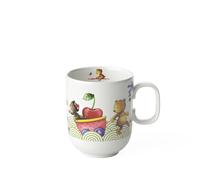 Villeroy & Boch Hungry as a Bear Mug pour enfants avec anse, 250 ml, Porcelaine Premium, Blanc/Multicolore