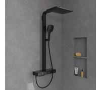 Villeroy & Boch Infinity Showers Colonne de douche avec mitigeur thermostatique et bec déverseur, TVS110005000K5,