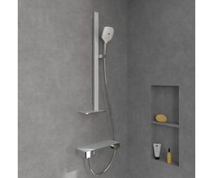 Villeroy & Boch Infinity Showers Set de douche avec barre et tablette, 3 jets, TVS11000200061,