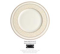 Villeroy & Boch - Ivoire - ariette plate CM 27 - Revendeur Autorisée
