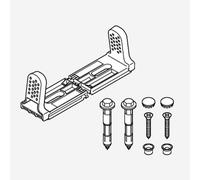 Villeroy & Boch Jeu de fixations pour cuvette au sol, 92245901,