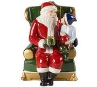 Villeroy & Boch Figurine de Noël Père Noël sur son fauteuil Multicolore 10 x 10 x 15 cm