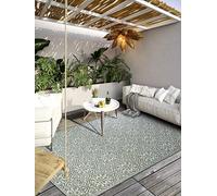 Villeroy & Boch Julie Tapis d'intérieur et d'extérieur Moderne tissé à Plat - Effet très Profond - Certifié Öko-Tex - Résistant aux intempéries et aux UV - pour Balcon, terrasse, Jardin - Vert Jungle
