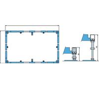 Villeroy & Boch kit de montage pour receveur U91412200