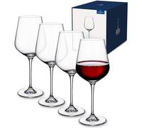 Villeroy & Boch - La Divina Gobelet À Vin Rouge 4 Pièces, Garanti Lave-Vaisselle, Verre À Vin, Service À Vin, Transparent