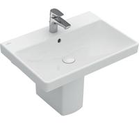 Villeroy & Boch Avento Lave-mains 415860, 600x470mm, 1 trou pour robinet, avec trop-plein, Coloris: CÃ©ramique blanche plus - 415860R1
