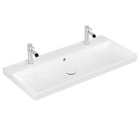 Villeroy & Boch Lavabo d'armoire Avento, 1000x470mm, 2 trous pour robinet, avec trop-plein, 4156A4R1, Couleur: Céramique blanche plus