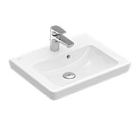 Villeroy & Boch Lavabo Subway 7315F0 50x40 cm perçage robinet trop-plein Blanc alpin c+ 7315F0R1