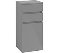Villeroy & Boch Legato cabinet côté B72800FP de 40x87x35cm, LH, Glossy Grey