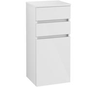 Villeroy & Boch Legato Armoire supplémentaire avec 1 porte et 2 tiroirs 87x40x35cm gauche blanc brillant B72800DH