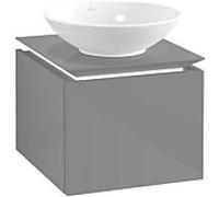 Villeroy & Boch Legato Villeroy & Boch B565L0FP 45x38x50cm, avec éclairage LED, Glossy Grey