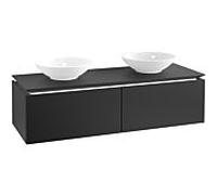 Villeroy & Boch Legato Villeroy & Boch B668L0PD 140x38x50cm, avec éclairage LED, Black Matt Lacquer
