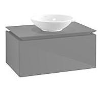 Villeroy & Boch Legato Villeroy & Boch vasque B56900FP 80x38x50cm, Glossy Grey