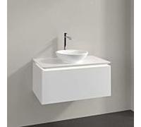 Meuble sous-lavabo Villeroy & Boch Legato B569, 800x380x500mm, centrÃ© sur lavabo, Coloris: Blanc Mat - B56900MS