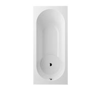 Villeroy & Boch - Libra 170 x 75 cm Baignoire rectangulaire gauche et droite en Quaryl®, avec pieds, blanc (UBQ170LIB2V-01)