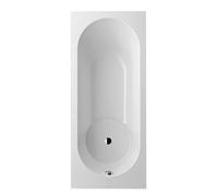 Villeroy & Boch Libra baignoire rectangulaire, pieds de baignoire inclus, 1700x750x457mm, blanc alpin, UBQ170LIB2V-01