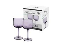 Villeroy & Boch - Like Lavender Verre À Vin, Ensemble De 2 Pièces, Verre Coloré Lilas, Contenance 270 Ml