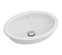 Villeroy & Boch Loop & Friends 50 x 35,5 cm, Ceramicplus blanc, sans trou pour robinetterie