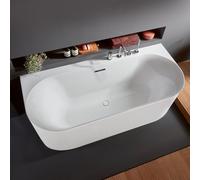 Villeroy & Boch Loop & Friends Baignoire semi-îlot, avec tablier, UBA170LOF9CS00V-RW,