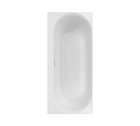 Villeroy et Boch Duo de baignoires d'angle Loop & friends UBA170LOF2V-01 170x75cm, forme intérieure ovale, blanc