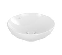 Vasque à poser Villeroy und Boch & Friends 4A460001 Ø 42 cm, sans trou pour robinetterie, avec trop-plein, Blanc Alpin