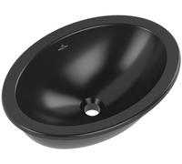 Villeroy & Boch Loop & Friends lavabo 48.5x32.5 cm ovale sous plan noir mat 4A5400R7