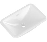 Villeroy und Boch Loop & friends 4A640101 sans rangée de trous pour robinetterie, sans trop-plein, 51 x 34 cm, blanc
