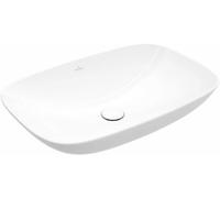 Villeroy und Boch Loop & friends vasque à poser 4A500001 62x42cm, sans banc de robinetterie, avec trop-plein, blanc