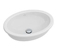 Villeroy & Boch LOOP & FRIENDS Lavabo encastré 61552001 57 x 41 cm, blanc, sans plage de robinetterie, avec trop-plein